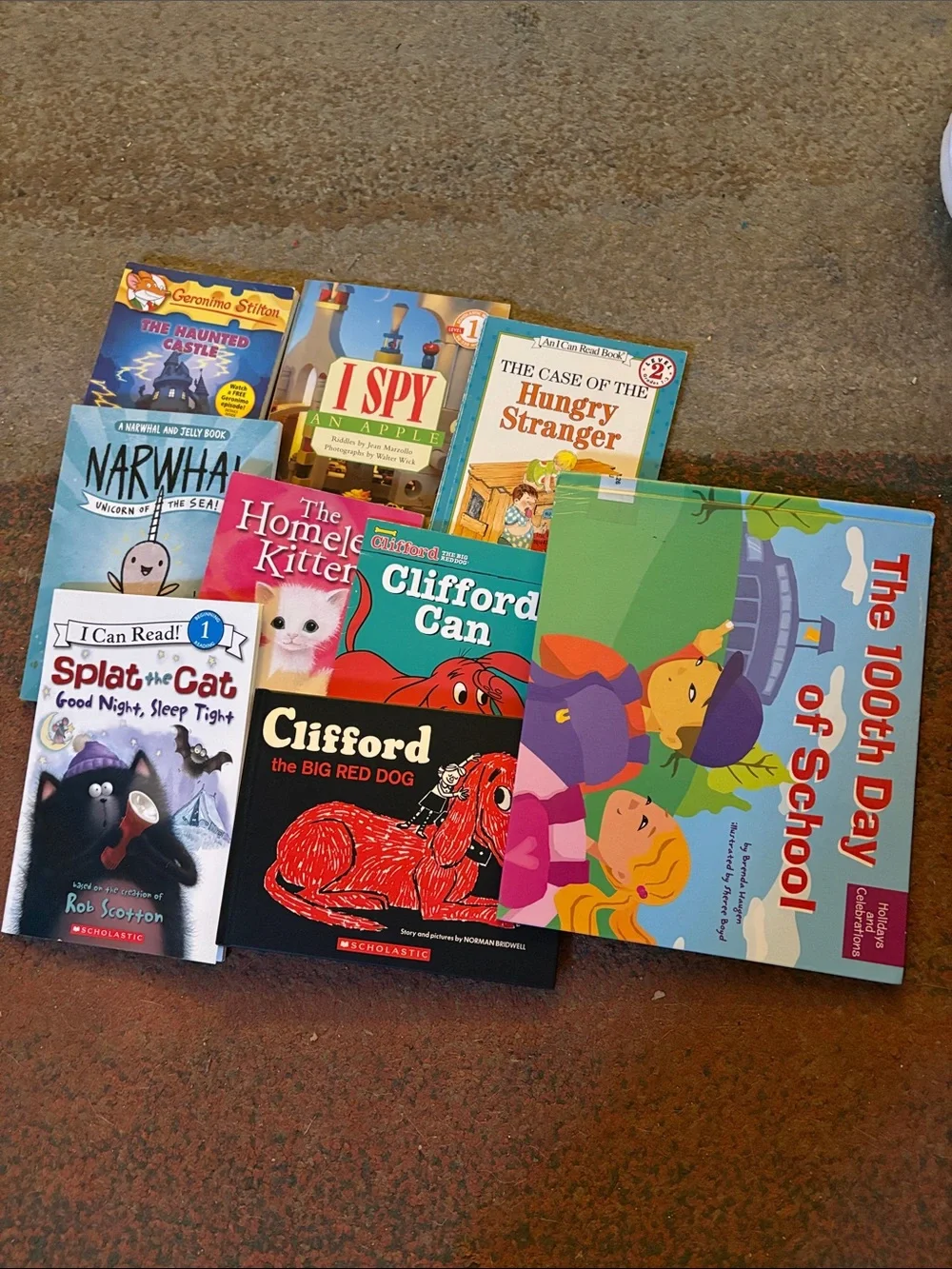 Scholastic Children's Picture Book Bundle - Red, Green, Blue